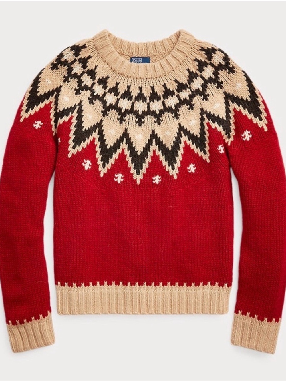 NWT Polo Ralph Lauren Fair Isle Wool Blend Sweater